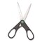 Westcott 7 in. Long 2.75 in. Cut Length KleenEarth Scissors - Straight Black Handle